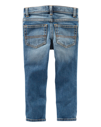 Baby Medium Blue Wash Skinny-Leg Jeans, 