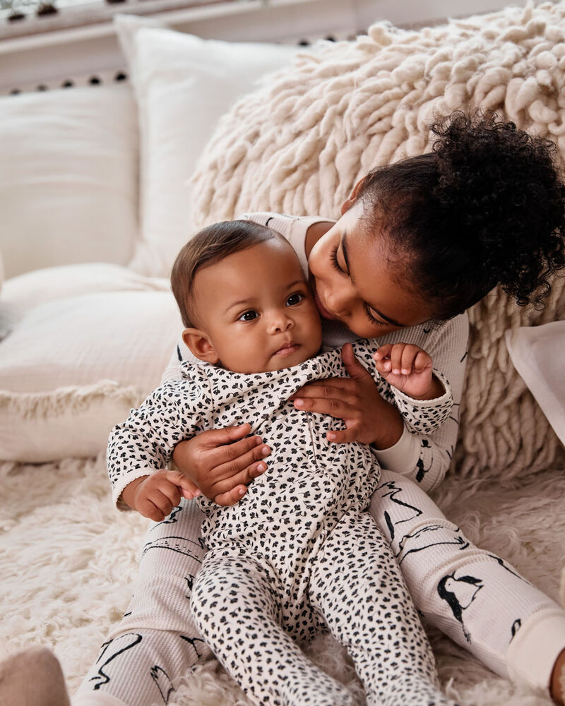 Baby 2-Pack 2-Way Zip Cotton Sleep & Play Pajamas, image 6 of 7 slides