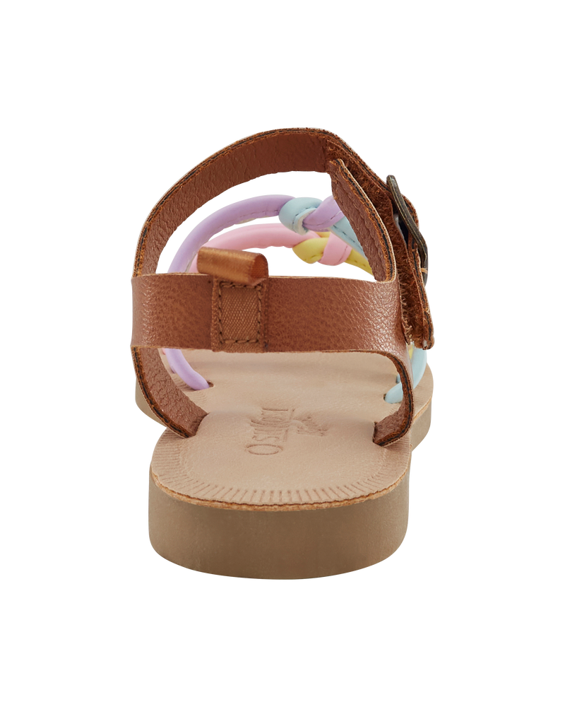 Toddler Strappy Pastel Sandals, image 3 of 7 slides