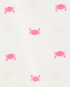 Toddler Crab Flutter-Sleeve Tank - Ivory, image 2 of 3 slides