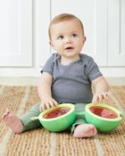 Farmstand Melon Drum Baby Toy, image 3 of 13 slides