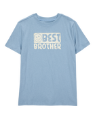 Kid Best Brother Short-Sleeve Graphic Tee - Blue, image 1 of 3 slides