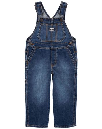Toddler Stretch Denim Overalls, 