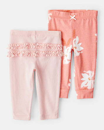 Baby 7-Piece Floral Bodysuits & Leggings Set, 