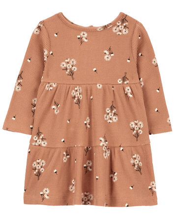 Baby Floral Thermal Dress, 