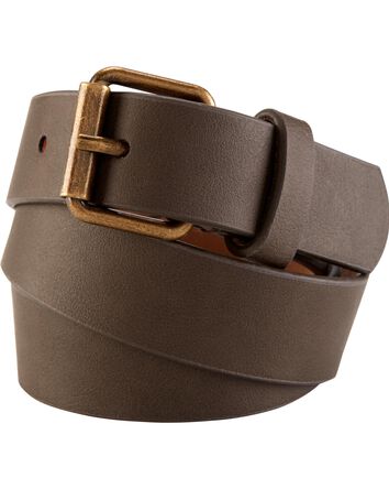 Classic Faux Leather Belt, 