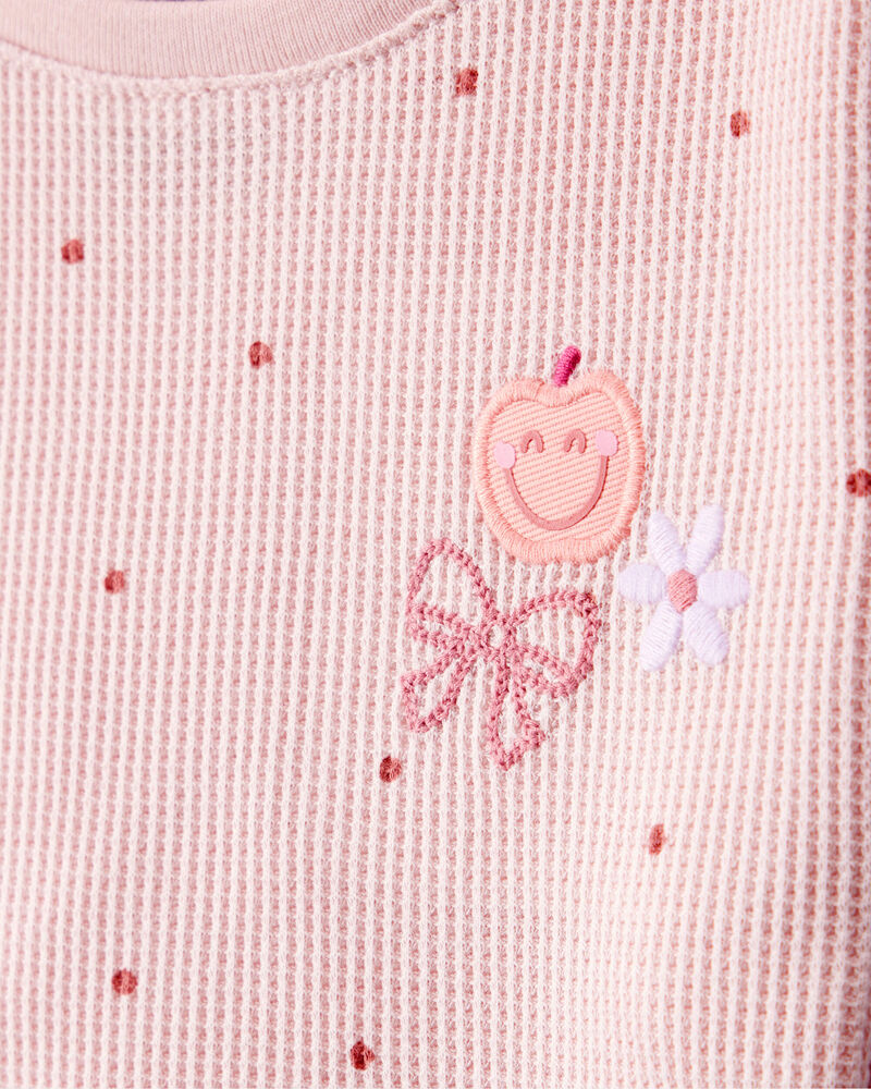 Baby Girl Polka Dot Short-Sleeve Top - Pink, image 2 of 4 slides