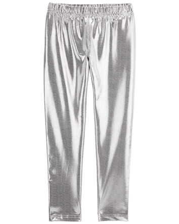 Kid Metallic Leggings, 