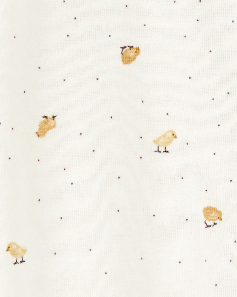 Baby 2-Pack 2-Way Zip Cotton Sleep & Play Pajamas, image 5 of 6 slides