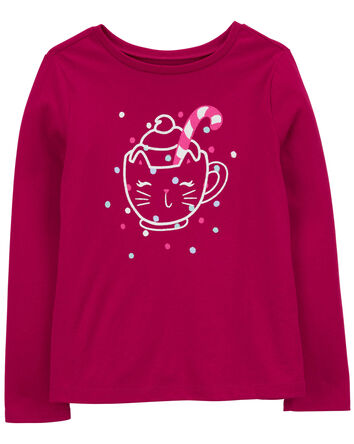 Kid Hot Chocolate Long-Sleeve Graphic Tee, 