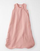 Baby Girl Organic Cotton Gauze Wearable Blanket, image 1 of 5 slides