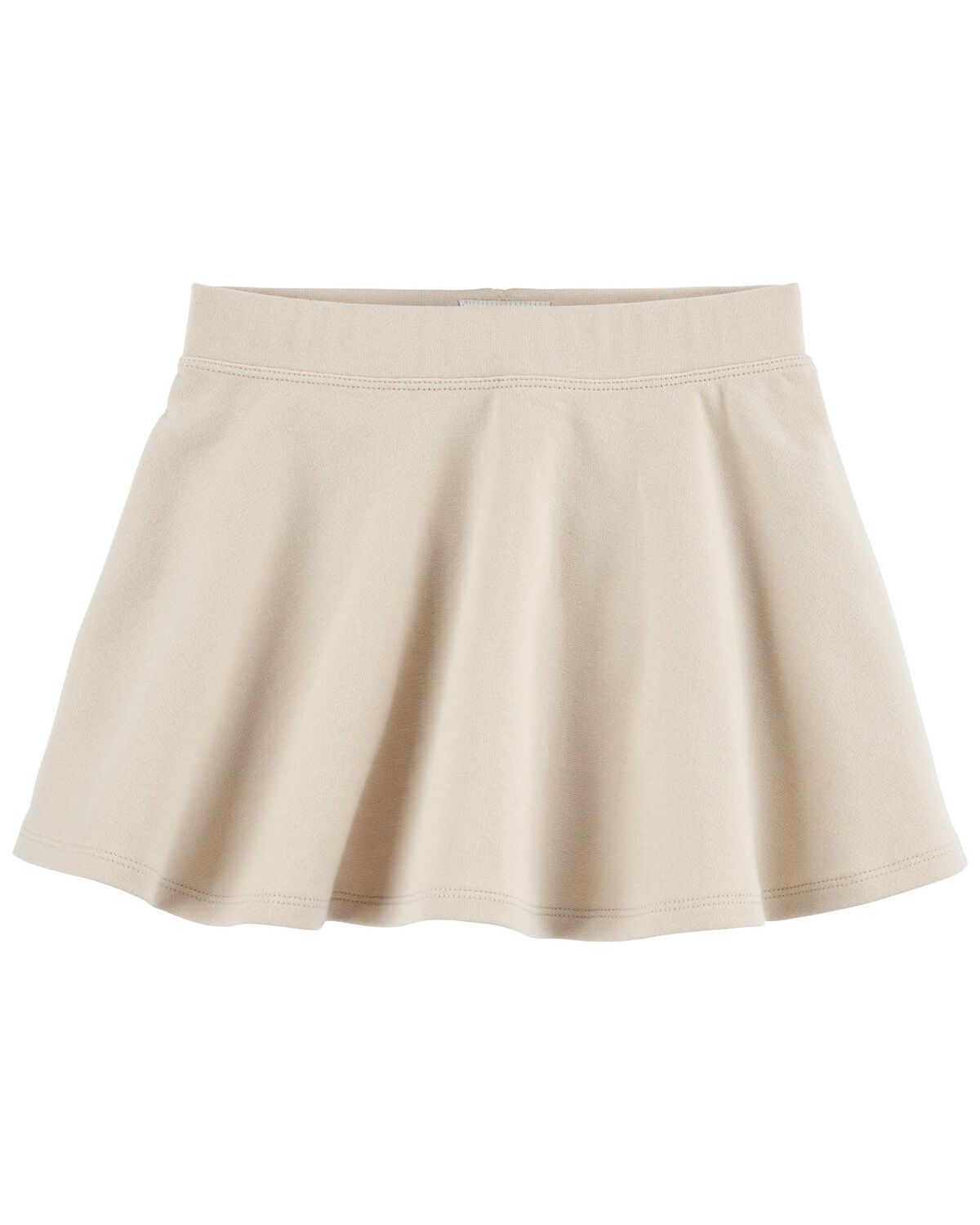 Khaki Dream Toddler Ponte Knit Uniform Skort