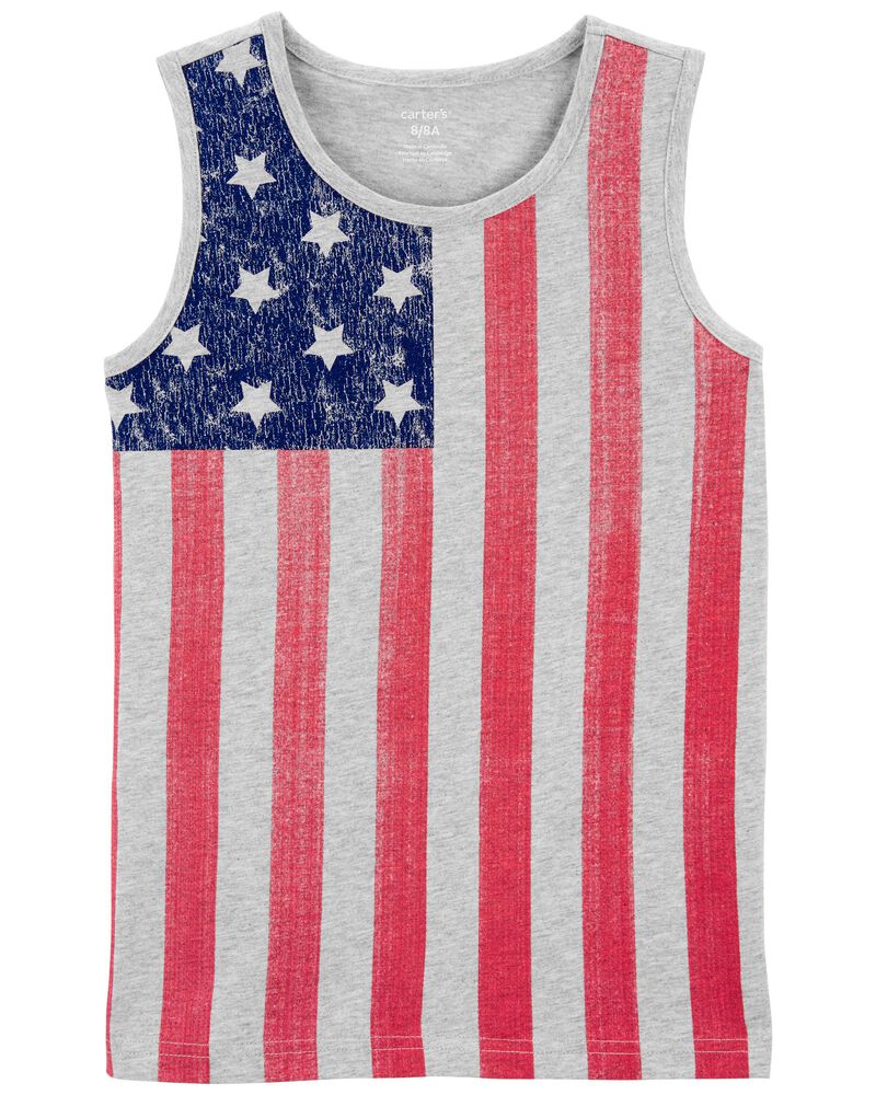 Kid 4th Of July Tank, image 1 of 3 slides