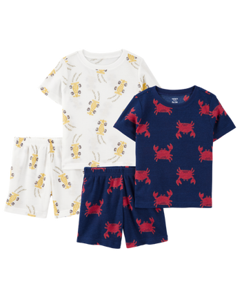 Toddler 4-Piece Loose Fit Pajamas, 