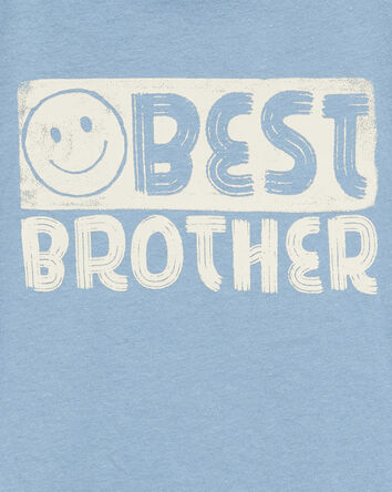 Toddler Best Brother Short-Sleeve Graphic Tee - Blue, 