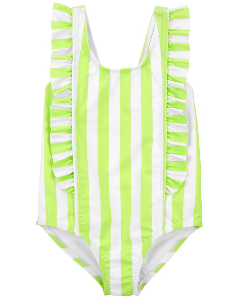 Toddler Striped 1-Piece Swimsuit, image 1 of 5 slides