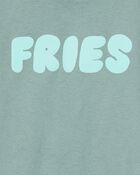 Toddler Fries Short-Sleeve Graphic Tee - Green, image 2 of 2 slides