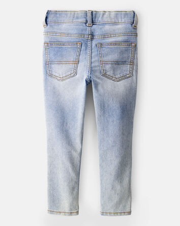 Toddler Sun Faded Light Wash Skinny-Leg Jeans, 