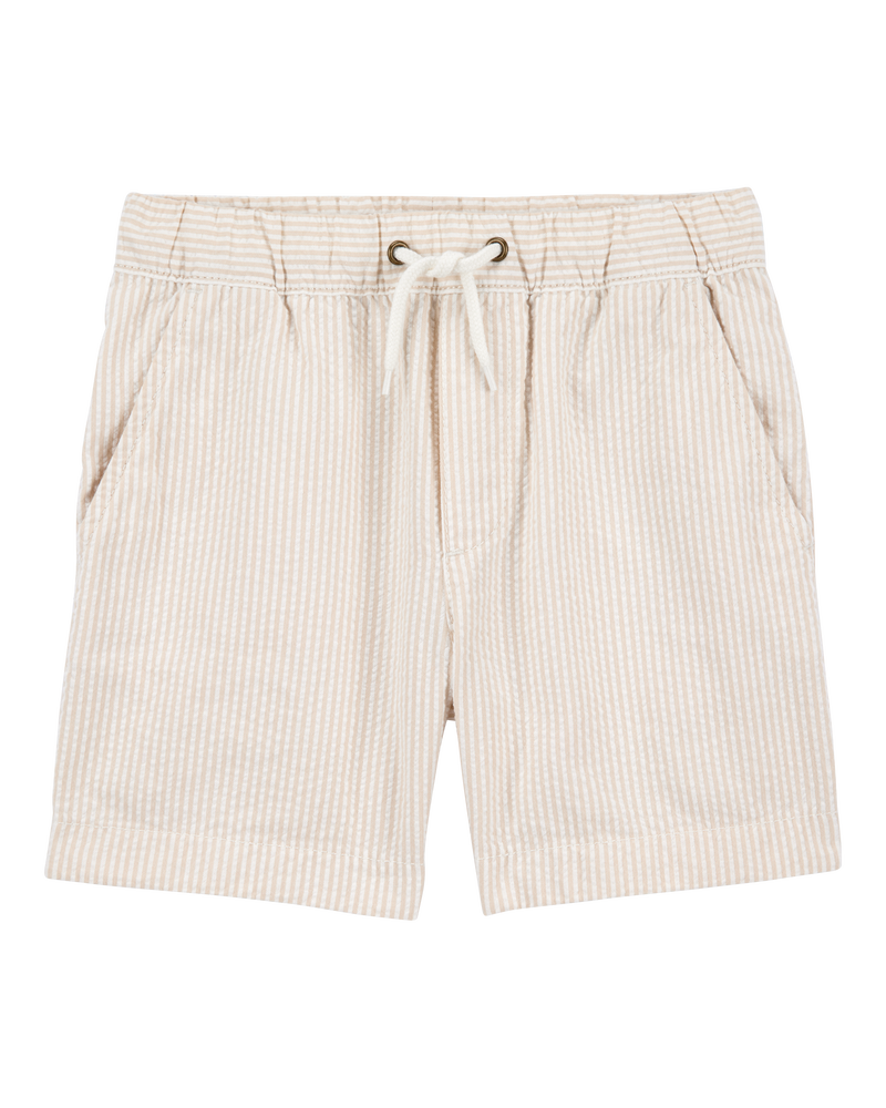 Kid 2-Piece Button-Down & Shorts Outfit Set, image 4 of 6 slides