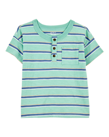 Toddler 2-Piece Henley & Shorts Outfit Set, 