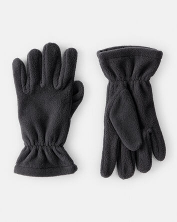 Boys Fleece Gloves - Black, 