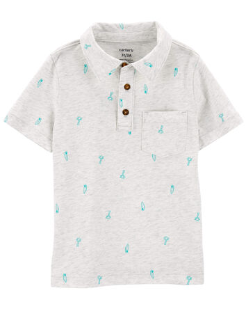 Baby Printed Polo Shirt, 