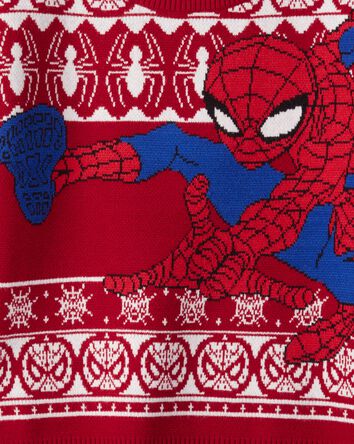 Boys ©Marvel Spider-Man Long-Sleeve Sweater - Red, 