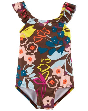 Baby 1-Piece Floral Swimsuit, 