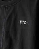 Boys NYC Cotton Short-Sleeve Tee - Black, image 2 of 4 slides