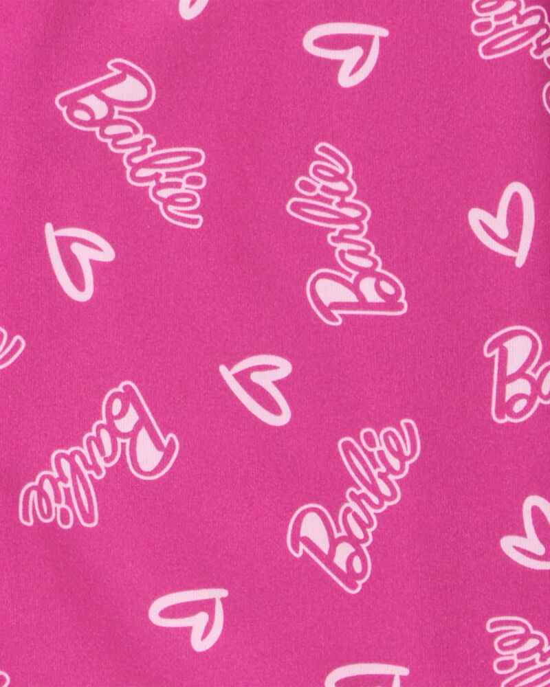 Kid Barbie Coat Style Loose Fit 2-Piece Pajamas - Pink, image 2 of 3 slides