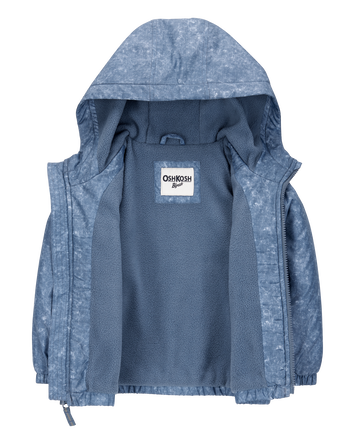 Baby Boy Fleece-Lined Midweight Jacket - Blue, 