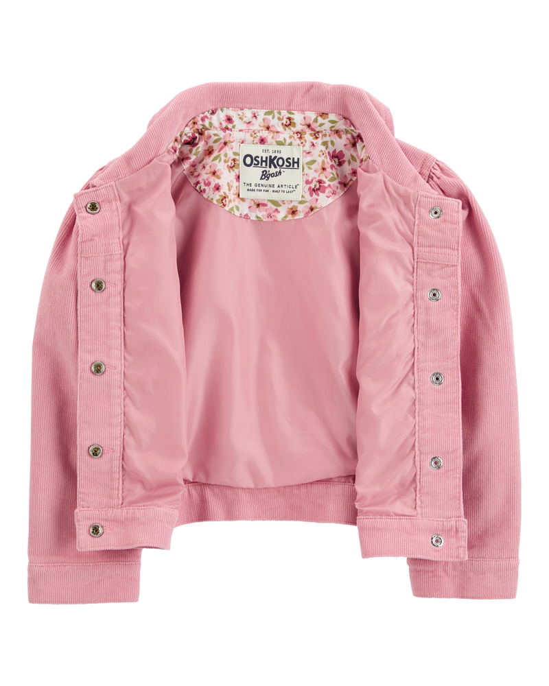 Toddler Button-Front Corduroy Jacket , image 2 of 4 slides