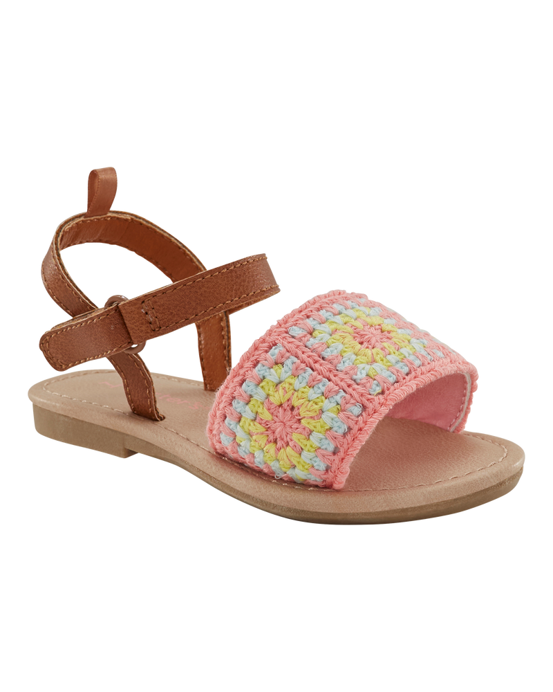 Toddler Crochet Sandals, image 1 of 7 slides