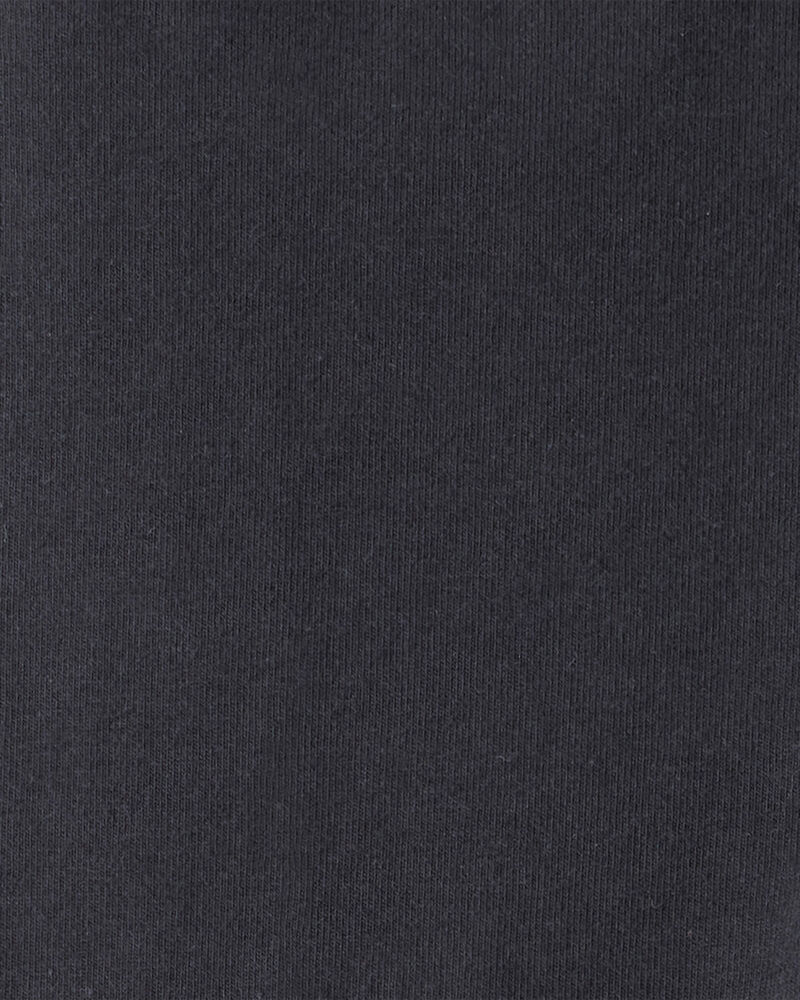 Toddler Girl Cotton Stretch Leggings - Black, image 3 of 5 slides