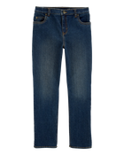 Kid Straight Leg Denim Jeans, image 1 of 5 slides