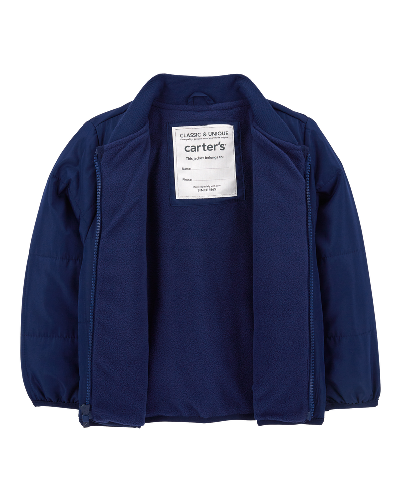 Baby Quilted Bomber Jacket, image 2 of 3 slides
