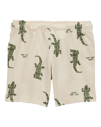 Toddler Alligator Pull-On Shorts, 