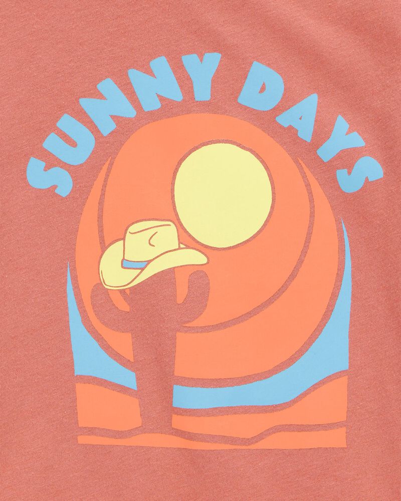 Toddler Sunny Days Short-Sleeve Graphic Tee - Orange, image 2 of 3 slides
