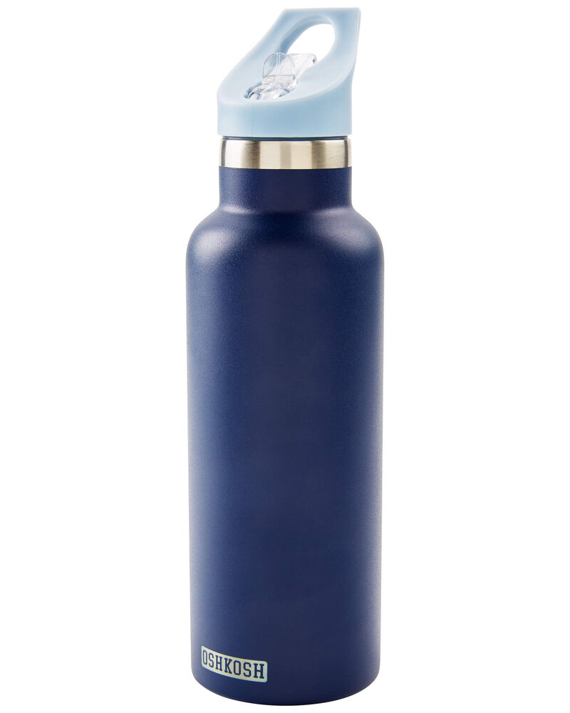 OshKosh Stainless Steel Water Bottle With Sticker Pack, image 1 of 3 slides