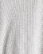 Girls 2-Piece Long-Sleeve Top & Skirt Set - Grey, image 2 of 3 slides