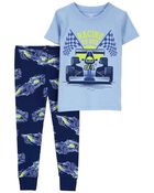 Toddler 2-Piece Racing 100% Snug Fit Cotton Pajamas, image 1 of 2 slides
