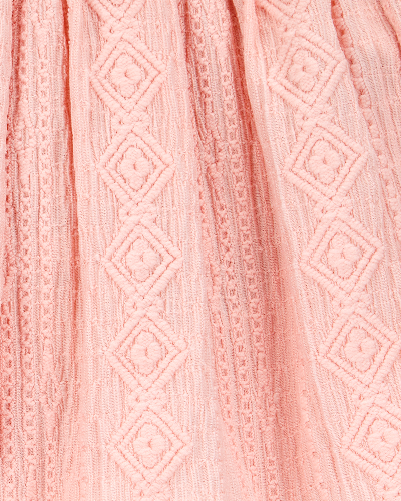 Baby Crochet Pull-On Skort - Pink, image 4 of 5 slides
