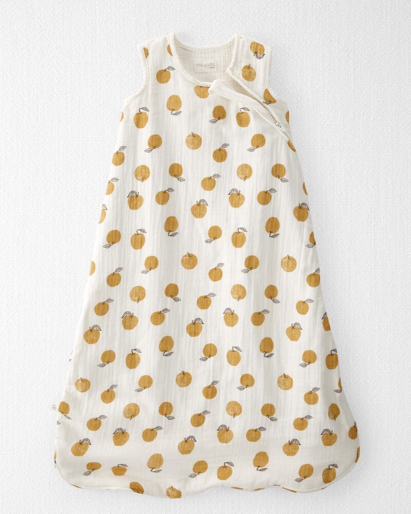 Baby Girl Organic Cotton Gauze Wearable Blanket, image 2 of 5 slides