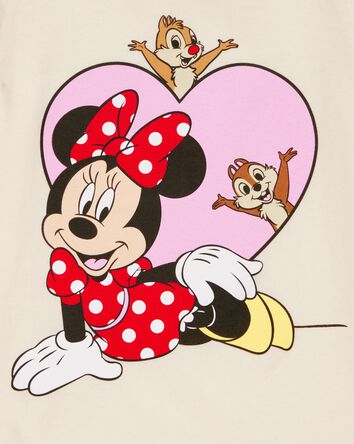 Toddler Girl Disney© Minnie Mouse Short-Sleeve Graphic Tee - Ivory, 