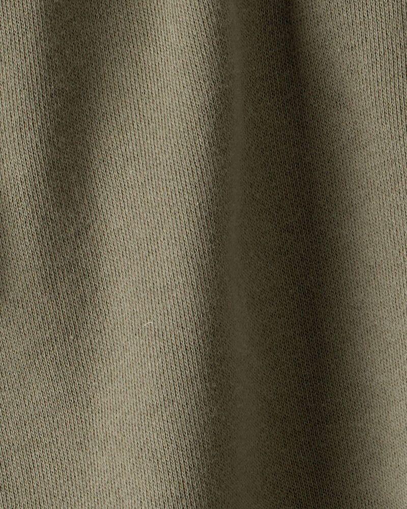 Girls French Terry Cargo Skort - Green, image 3 of 4 slides