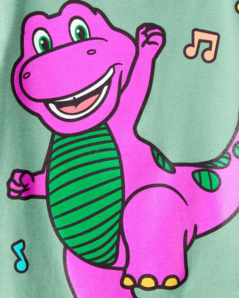 Toddler Barney Short-Sleeve Graphic Tee - Green, image 2 of 2 slides