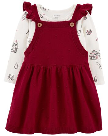 Baby 2-Piece Bodysuit & Jumper Set, 