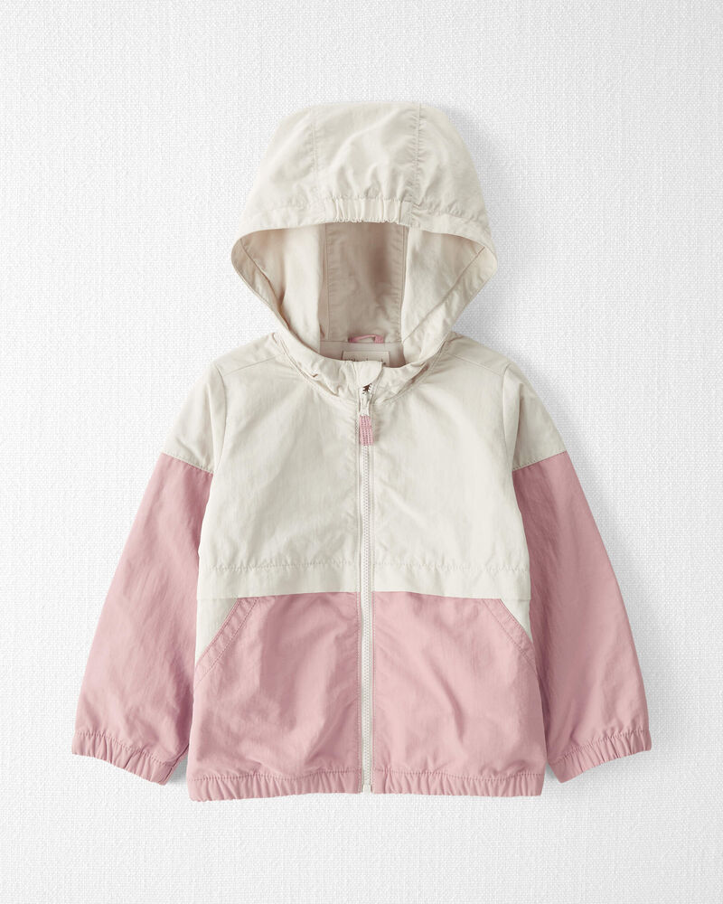 Toddler Colorblock Windbreaker Made with Recycled Materials, image 1 of 3 slides