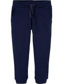 Navy - Toddler Pull-On French Terry Joggers