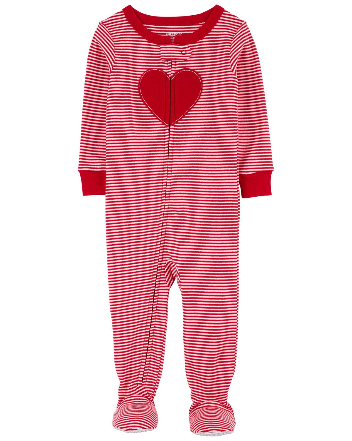Baby 1-Piece Valentine's Day 100% Snug Fit Cotton Footie Pajamas